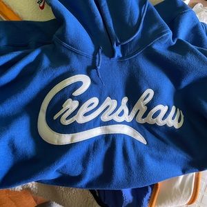 Nipsey Hussle Crenshaw Hoodie Size XL Blue